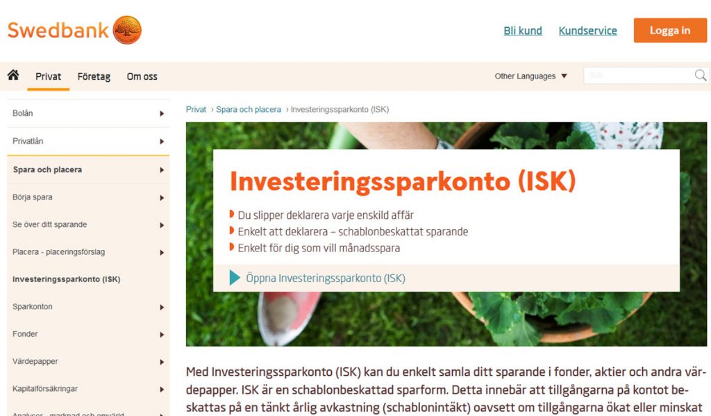 Swedbank ISK | Recension Av Swedbanks Investeringssparkonto (2021)